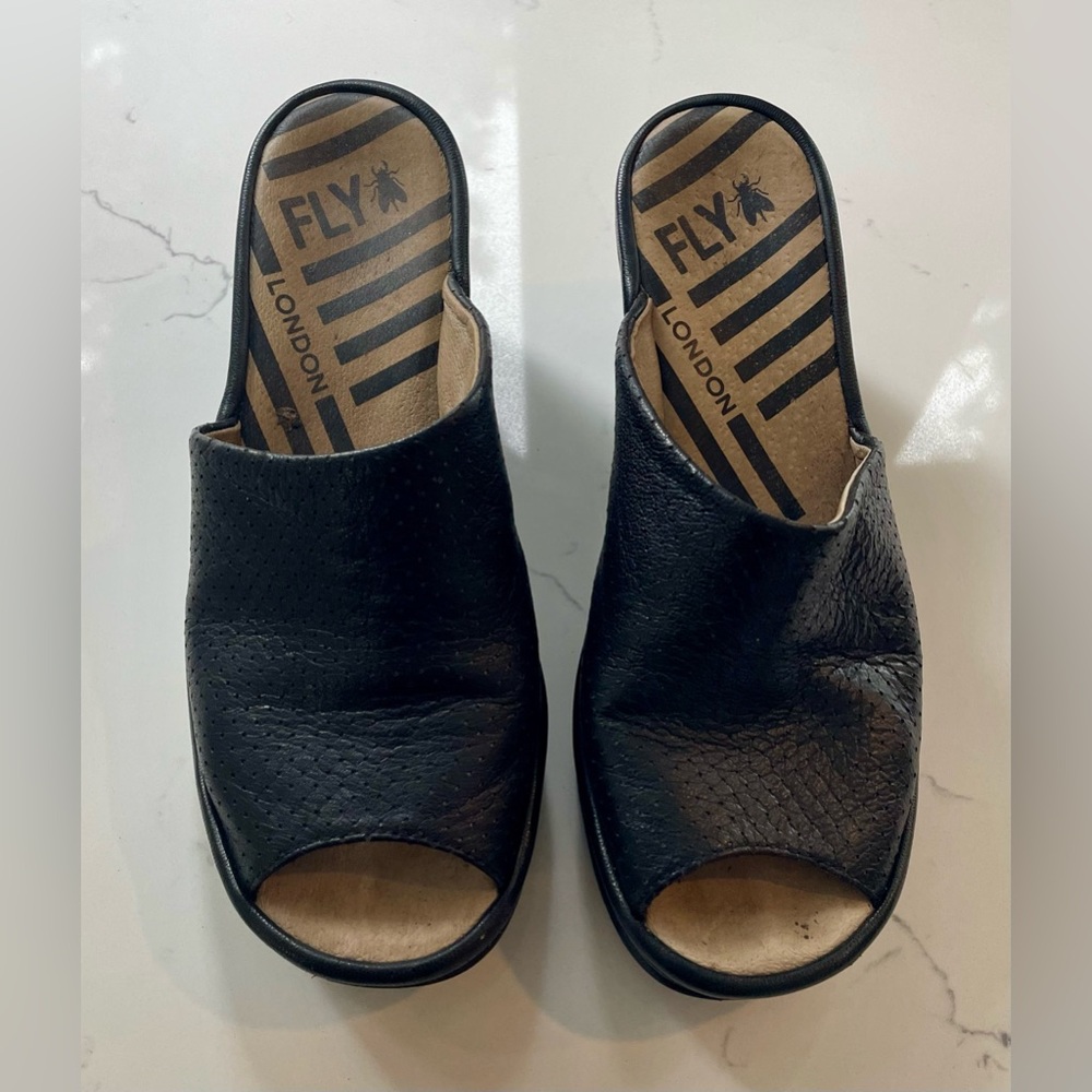 Fly London Black mule